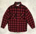 画像1: 80'S LL Bean "MAINE GUIDE SHIRT" ウールシャツ チェック柄 USA製 (VINTAGE) (1)
