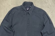 他の写真1: 90'S GAP 旧タグ ツイルシャツ ブルー (VINTAGE)