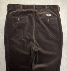 他の写真3: 90'S RALPH LAUREN "ANDREW PANT" ツープリーツ 太畝 コーデュロイパンツ ブラウン (MINT CONDITION)