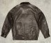 画像6: 90'S RALPH LAUREN チンスト付き 裏地付き レザー ドリズラージャケット ブラウン (VINTAGE) (6)