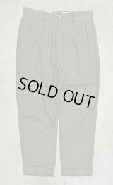 90'S RALPH LAUREN ツープリーツ スラックス ハウンドトゥース柄 W33L30 (VINTAGE)