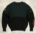 画像5: 90'S RALPH LAUREN "SUICIDE SKI" ウール100% ローゲージ ニット ダークグリーン/ブラック (VINTAGE) (5)