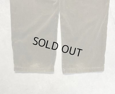 画像4: 90'S RALPH LAUREN "ANDREW PANT" ツープリーツ 太畝 コーデュロイパンツ オリーブ (VINTAGE)