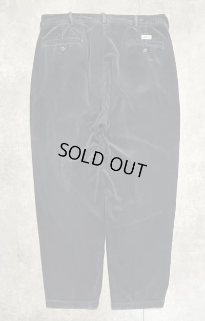 画像3: 90'S RALPH LAUREN "ANDREW PANT" ツープリーツ 太畝 コーデュロイパンツ ネイビー (VINTAGE)
