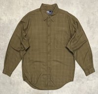 90'S RALPH LAUREN "CHATFIELD SPORT" ロゴ無し レギュラーカラーシャツ チェック柄 (VINTAGE)