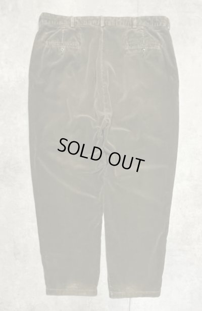 画像3: 90'S RALPH LAUREN "ANDREW PANT" ツープリーツ 太畝 コーデュロイパンツ オリーブ (VINTAGE)