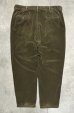 画像3: 90'S RALPH LAUREN "ANDREW PANT" ツープリーツ 太畝 コーデュロイパンツ オリーブ (VINTAGE) (3)