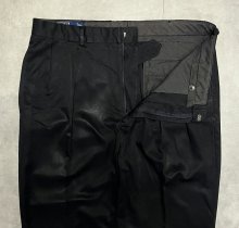 他の写真1: 90'S RALPH LAUREN ツープリーツ スラックス ブラック W36L30 (VINTAGE)