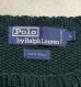 画像2: 90'S RALPH LAUREN "SUICIDE SKI" ウール100% ローゲージ ニット ダークグリーン/ブラック (VINTAGE) (2)