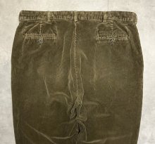 他の写真3: 90'S RALPH LAUREN "ANDREW PANT" ツープリーツ 太畝 コーデュロイパンツ オリーブ (VINTAGE)