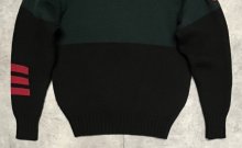 他の写真3: 90'S RALPH LAUREN "SUICIDE SKI" ウール100% ローゲージ ニット ダークグリーン/ブラック (VINTAGE)