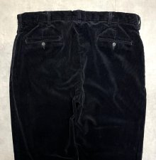 他の写真3: 90'S RALPH LAUREN "ETHAN PANT" ツープリーツ 太畝 コーデュロイパンツ ブラック (VINTAGE)