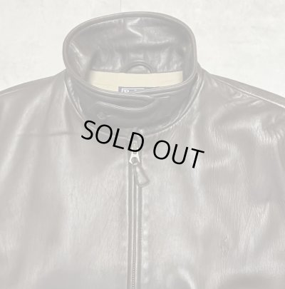 画像3: 90'S RALPH LAUREN チンスト付き 裏地付き レザー ドリズラージャケット ブラウン (VINTAGE)