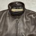 画像3: 90'S RALPH LAUREN チンスト付き 裏地付き レザー ドリズラージャケット ブラウン (VINTAGE) (3)