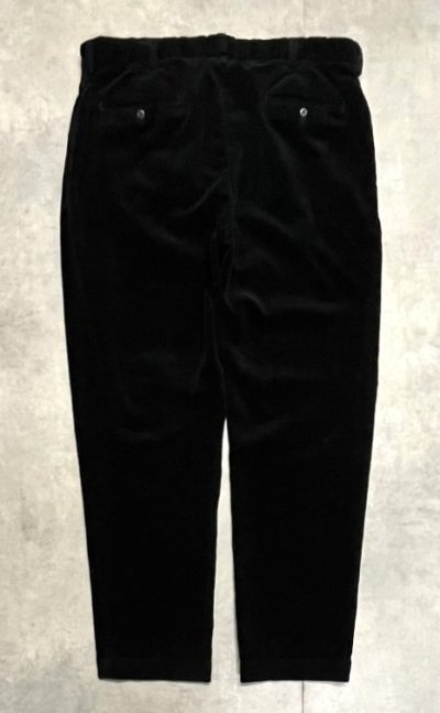 画像3: 90'S RALPH LAUREN "ETHAN PANT" ツープリーツ 太畝 コーデュロイパンツ ブラック (VINTAGE)
