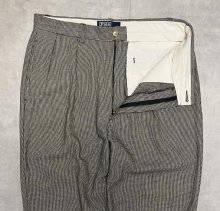 他の写真1: 90'S RALPH LAUREN ツープリーツ スラックス ハウンドトゥース柄 W33L30 (VINTAGE)