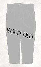 90'S RALPH LAUREN "ETHAN PANT" ツープリーツ 太畝 コーデュロイパンツ ブラック (VINTAGE)