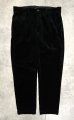 画像1: 90'S RALPH LAUREN "ETHAN PANT" ツープリーツ 太畝 コーデュロイパンツ ブラック (VINTAGE) (1)