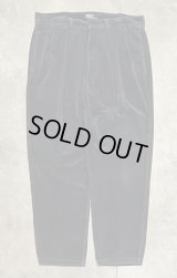 90'S RALPH LAUREN "ANDREW PANT" ツープリーツ 太畝 コーデュロイパンツ ネイビー (VINTAGE)