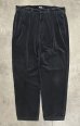画像1: 90'S RALPH LAUREN "ANDREW PANT" ツープリーツ 太畝 コーデュロイパンツ ネイビー (VINTAGE) (1)