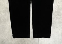 他の写真2: 90'S RALPH LAUREN "ETHAN PANT" ツープリーツ 太畝 コーデュロイパンツ ブラック (VINTAGE)