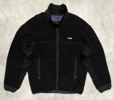 90'S PATAGONIA "PARTIAL ECLIPSE" 裏地P.E.F フリースジャケット ブラック USA製 (VINTAGE)