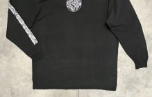他の写真3: 90'S FASHION VICTIM 両面＋袖プリント 長袖 Tシャツ ブラック (VINTAGE)
