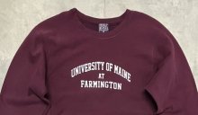 他の写真1: 90'S MV SPORT "UNIVERSITY OF MAINE" ヘビーウエイト スウェットシャツ バーガンディ (VINTAGE)