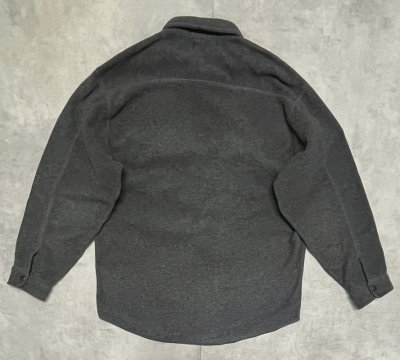 画像3: 90'S J.CREW 旧タグ フリースシャツ ダークグレー (VINTAGE)