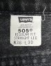 画像2: 90'S LEVIS 505 デニム ブラック W36L30 USA製 (VINTAGE) (2)