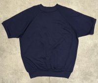 90'S ACE SPORTSWEAR ラグランスリーブ 半袖 スウェットシャツ ネイビー USA製 (VINTAGE)