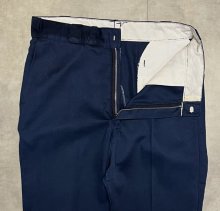 他の写真1: 70'S DICKIES 874 チビタグ ワークパンツ ネイビー TALONアルミジップ W34L32 USA製 (VINTAGE)