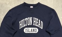 他の写真1: 90'S SOFFE "HILTON HEAD ISLAND" 前Vガゼット付き スウェットシャツ ネイビー (VINTAGE)