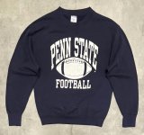 90'S DELTA "PENN STATE FOOTBALL" スウェットシャツ ネイビー USA製 (VINTAGE)