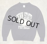 90'S DELTA "PENN STATE FOOTBALL" スウェットシャツ ネイビー USA製 (VINTAGE)