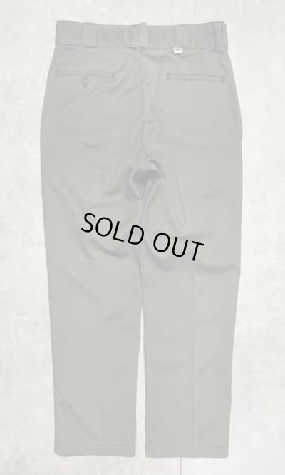 画像1: 80'S DICKIES 874 チビタグ ワークパンツ オリーブ W33L31 USA製 (VINTAGE)