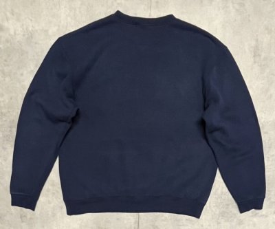 画像4: 90'S SOFFE "HILTON HEAD ISLAND" 前Vガゼット付き スウェットシャツ ネイビー (VINTAGE)