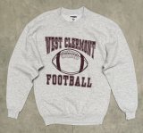 90'S JERZEES "WEST CLERMONT FOOTBALL" スウェットシャツ アッシュグレー (VINTAGE)