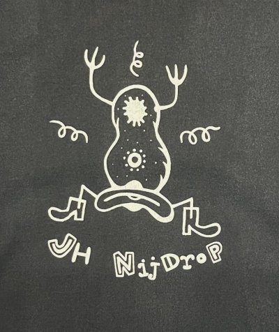 画像2: 90'S JH NIJDROP シングルステッチ 長袖 Tシャツ ブラック (VINTAGE)