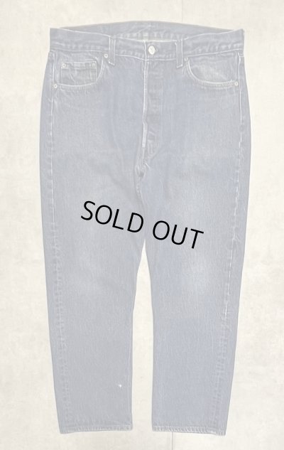 画像1: 80'S LEVIS 501 デニム インディゴ W38L30 USA製 (VINTAGE)