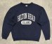 画像1: 90'S SOFFE "HILTON HEAD ISLAND" 前Vガゼット付き スウェットシャツ ネイビー (VINTAGE) (1)