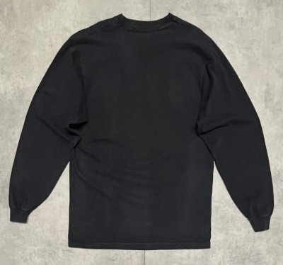 画像4: 90'S JH NIJDROP シングルステッチ 長袖 Tシャツ ブラック (VINTAGE)