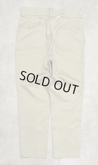 80'S DICKIES 874 チビタグ ワークパンツ ベージュ W36L32 USA製 (VINTAGE)