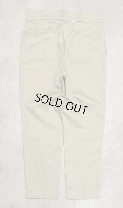 画像1: 80'S DICKIES 874 チビタグ ワークパンツ ベージュ W36L32 USA製 (VINTAGE)