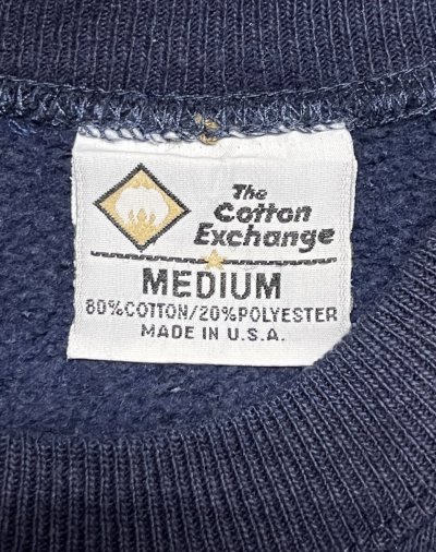 画像2: 90'S THE COTTON EXCHANGE "PENN STATE" スウェットシャツ ネイビー USA製 (VINTAGE)