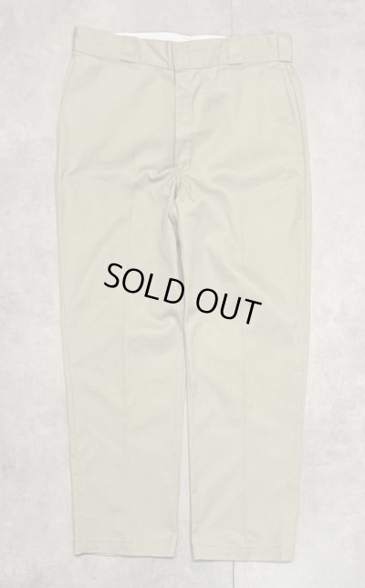 画像3: 80'S DICKIES 874 チビタグ ワークパンツ ベージュ W36L32 USA製 (VINTAGE)