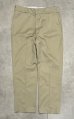 画像3: 80'S DICKIES 874 チビタグ ワークパンツ ベージュ W36L32 USA製 (VINTAGE) (3)