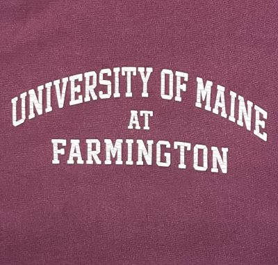 画像3: 90'S MV SPORT "UNIVERSITY OF MAINE" ヘビーウエイト スウェットシャツ バーガンディ (VINTAGE)