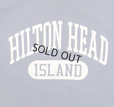 画像3: 90'S SOFFE "HILTON HEAD ISLAND" 前Vガゼット付き スウェットシャツ ネイビー (VINTAGE)