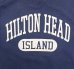 画像3: 90'S SOFFE "HILTON HEAD ISLAND" 前Vガゼット付き スウェットシャツ ネイビー (VINTAGE) (3)